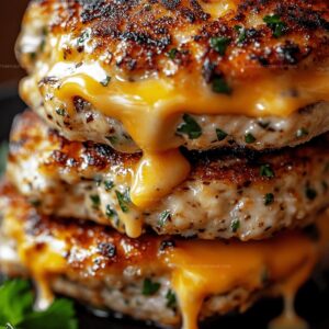 Cheddar Ranch Chicken Burgers Recipe