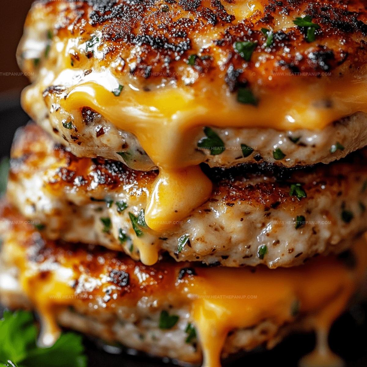 Cheddar Ranch Chicken Burgers Recipe