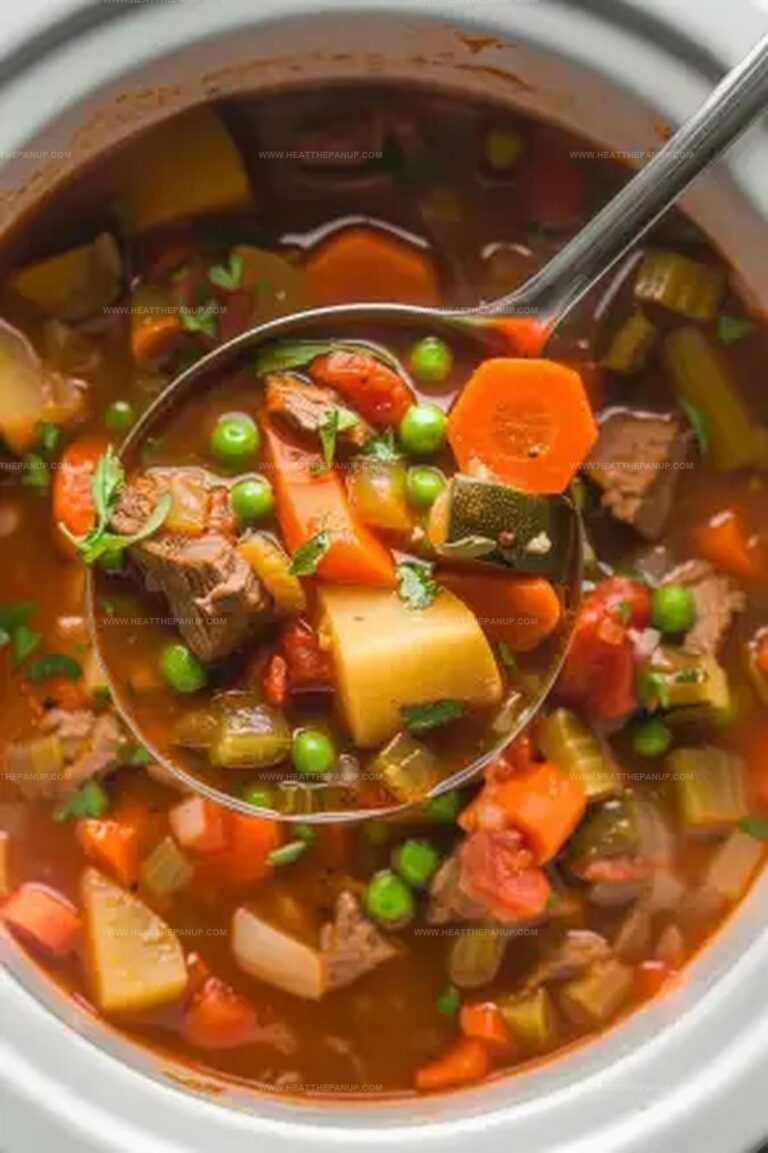 Crockpot Vegetable Beef Soup Recipe