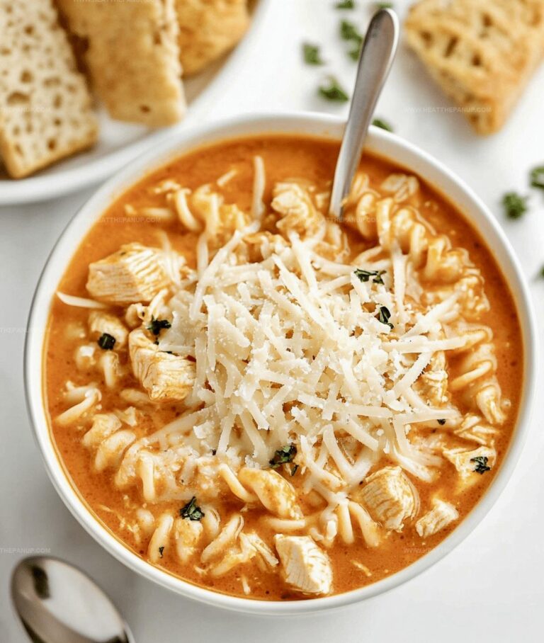 Crockpot Chicken Parmesan Soup Recipe