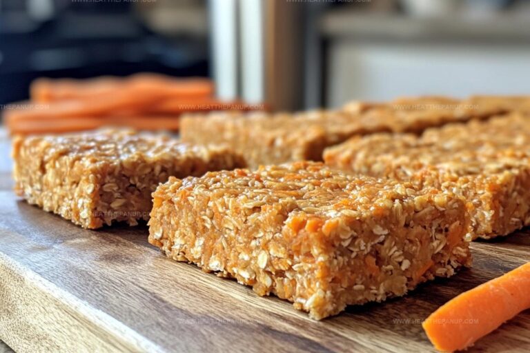 Vigorous Carrot & Apple Oat Bars for Dogs Recipe