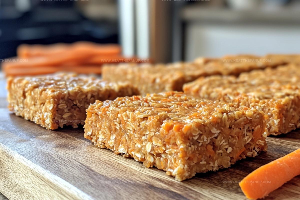 Vigorous Carrot & Apple Oat Bars for Dogs Recipe