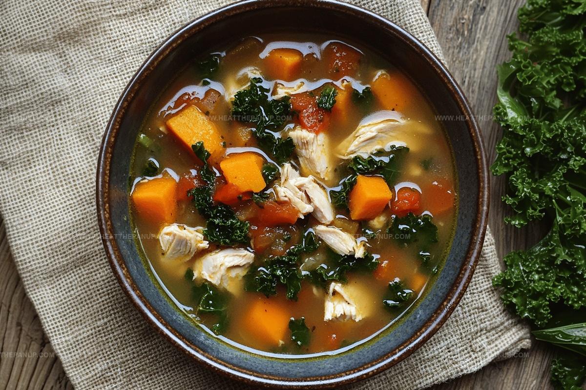 Chicken Sweet Potato Kale Soup For Dogs Recipe