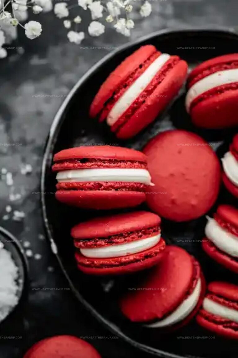 Red Velvet Macarons With Cream Cheese Frosting Recipe