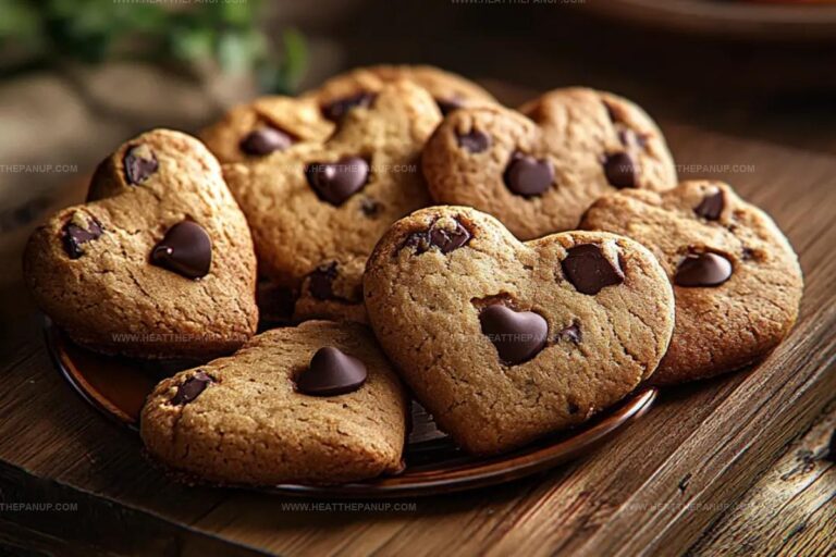 Heart-Shaped Chocolate Chip Cookies Recipe