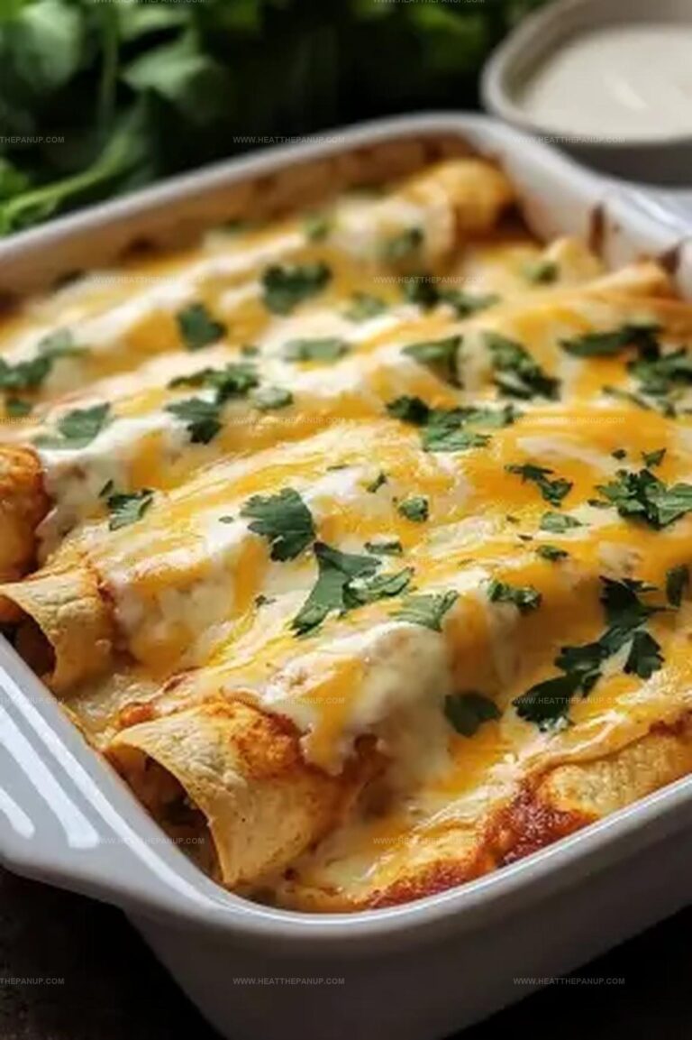 Creamy Chicken Enchiladas With Sour Cream White Sauce Recipe