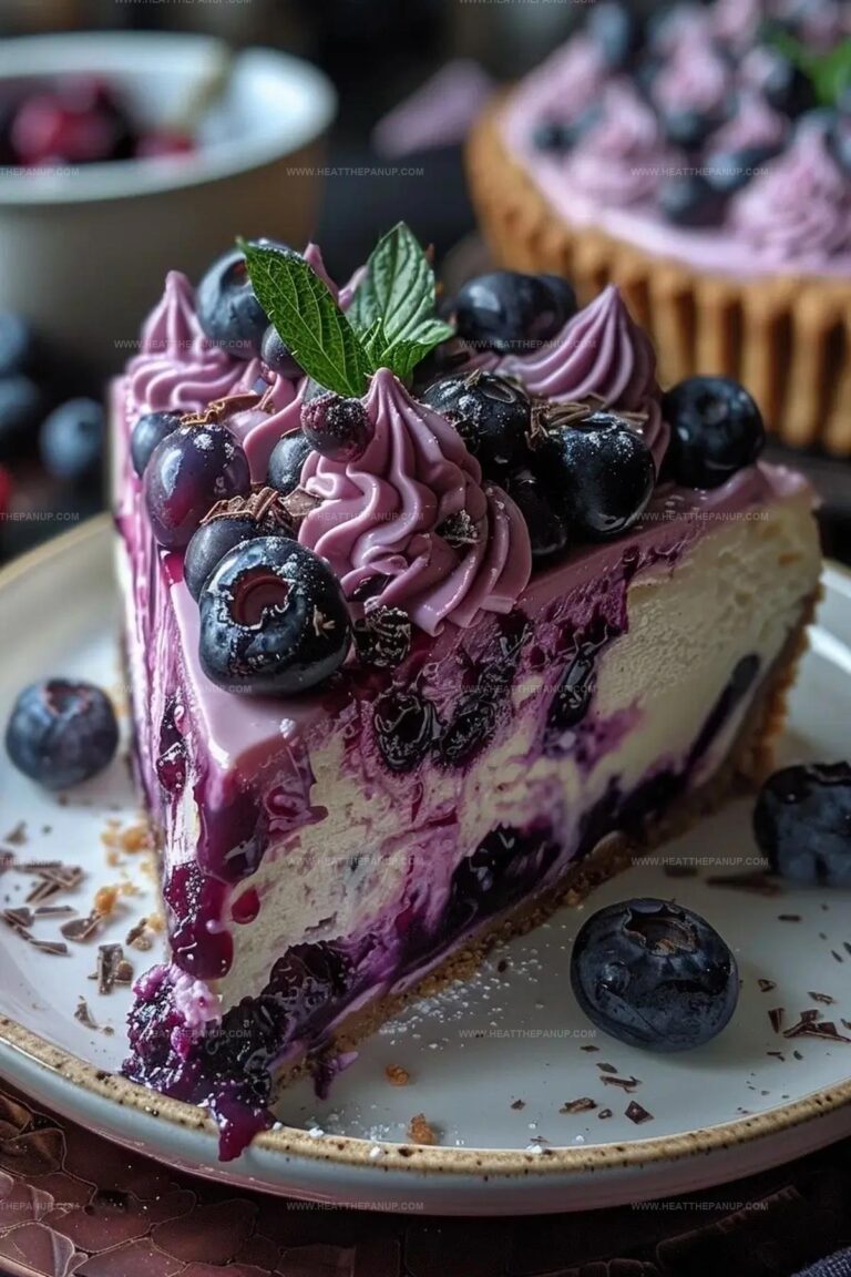 White Chocolate Blueberry Cheesecake Recipe