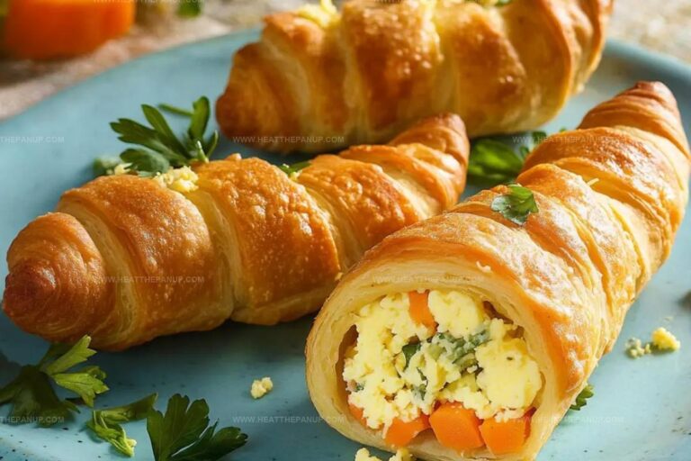 Crescent Roll Carrots Filled With Egg Salad Recipe