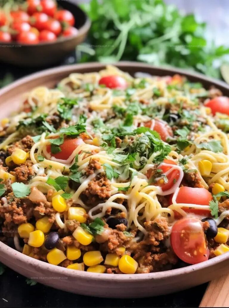 Crockpot Taco Spaghetti Recipe