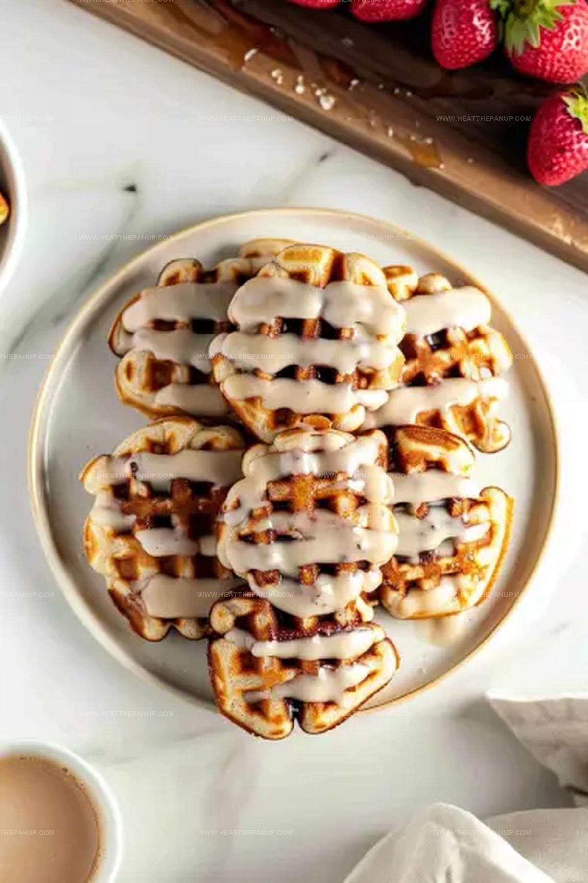 Canned Cinnamon Roll Waffles Recipe