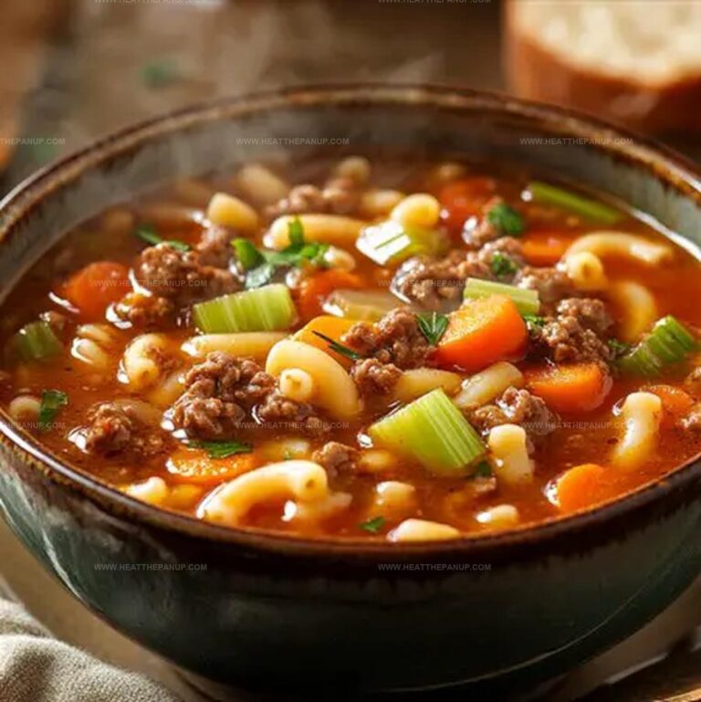 Beef And Macaroni Soup Recipe