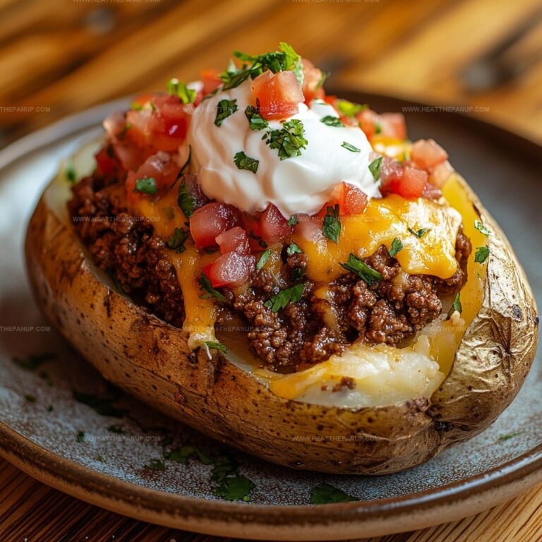 Taco Stuffed Baked Potatoes Recipe