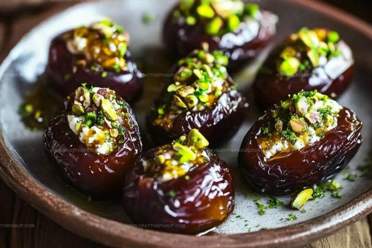 Honey Pistachio Ricotta Stuffed Dates Recipe for St. Patricks Day