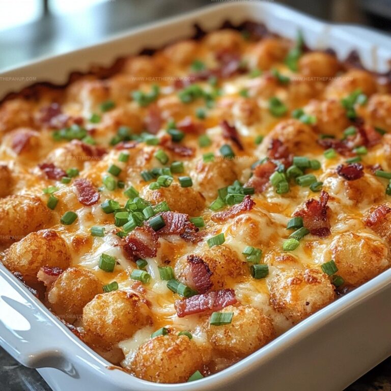 Chicken Bacon Ranch Tater Tot Casserole Recipe