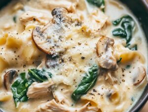 Creamy Chicken Lasagna Soup Recipe