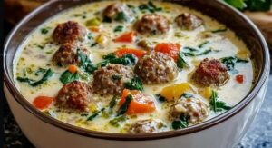 Creamy Parmesan Italian Sausage Soup Recipe