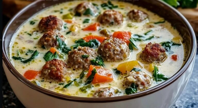 Creamy Parmesan Italian Sausage Soup Recipe
