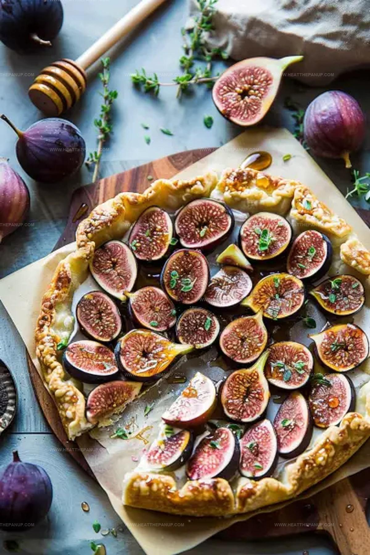 Fig Honey And Goat Cheese Galette Recipe