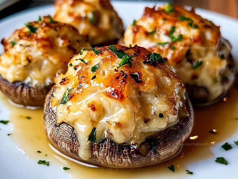 Crab Stuffed Mushrooms Recipe