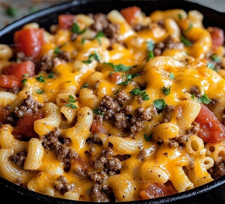 Cheeseburger Pasta Skillet Recipe