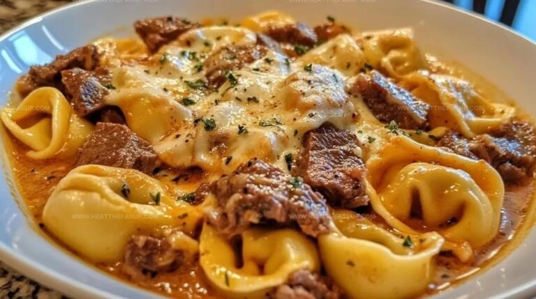 Cheesesteak Tortellini Recipe