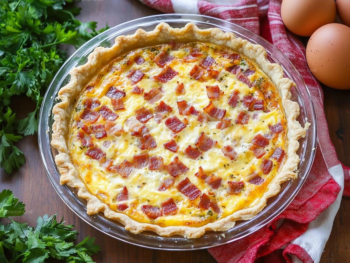 Turkey Bacon And Cheese Quiche Recipe