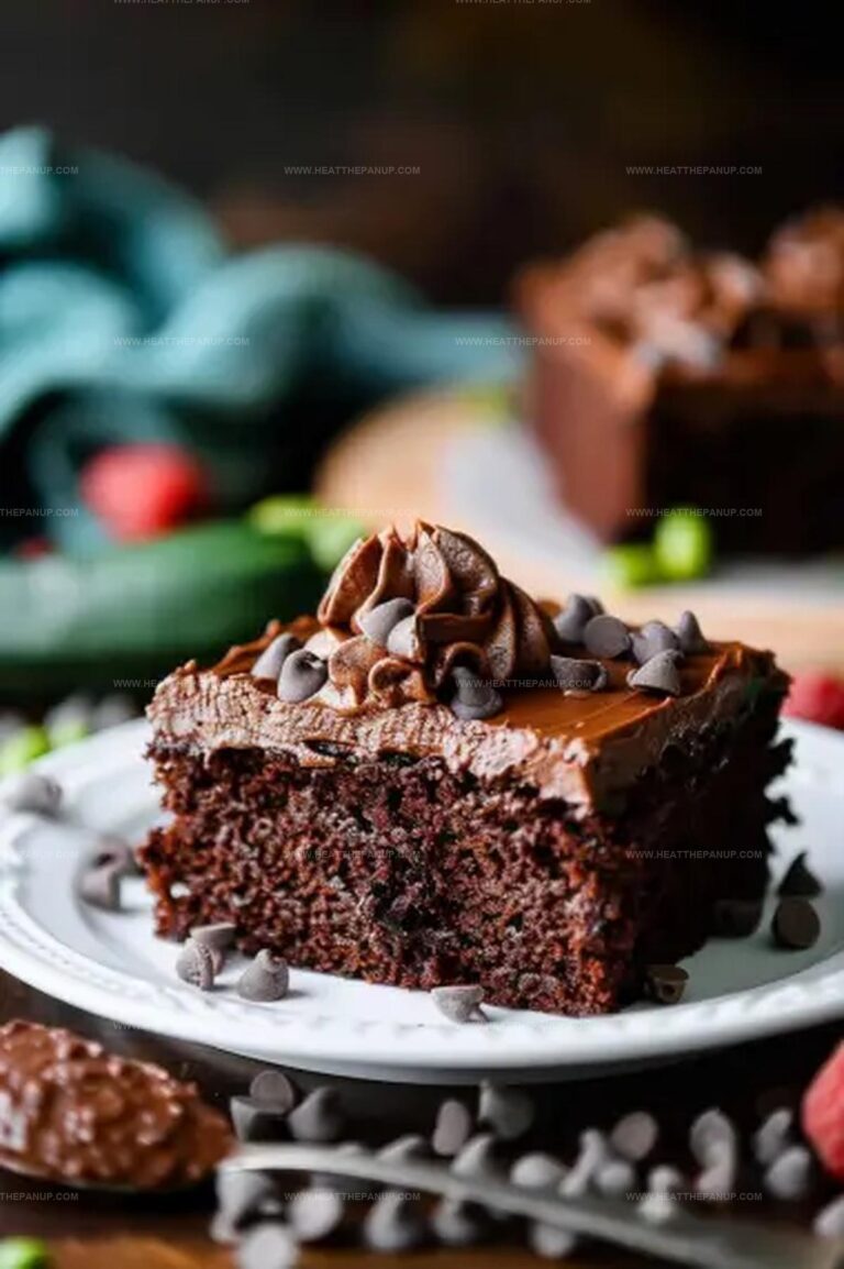 Heavenly Chocolate Zucchini Cake Recipe