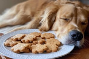 Honey & Peanut Butter Dog Cookies Recipe