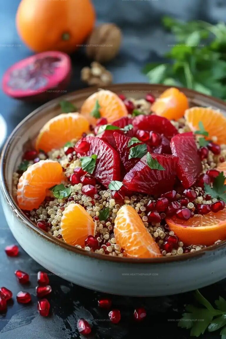 Quinoa Salad With Beets, Oranges, And Pomegranate Recipe