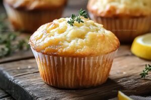Luscious Lemon Cream Cheese Muffins Recipe