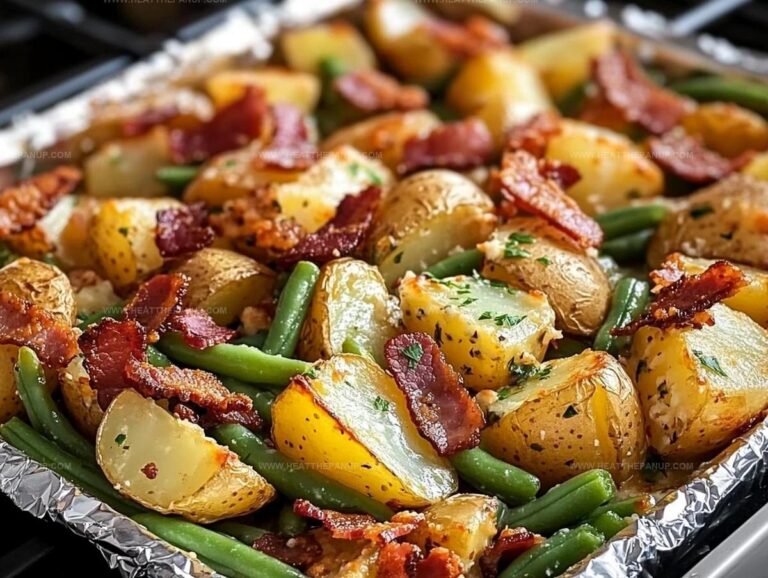 Country Ranch Green Beans N Potatoes With Turkey Bacon Recipe