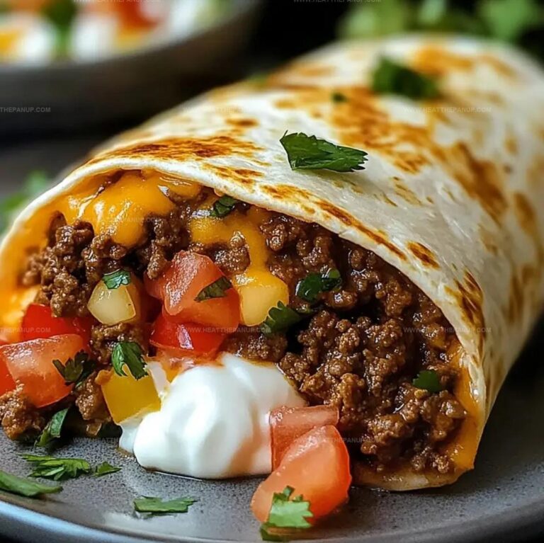 Nacho Cheese Beef Wrap Recipe