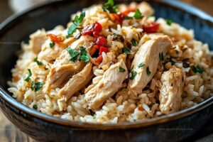 Slow Cooker Crack Chicken & Rice Recipe