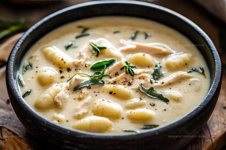 Creamy Garlic Chicken Gnocchi Soup Recipe