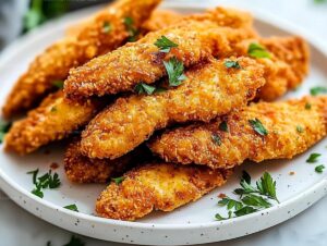 Crispy Homemade Baked Chicken Tenders Recipe