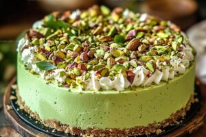 Pistachio Cream Cake Recipe