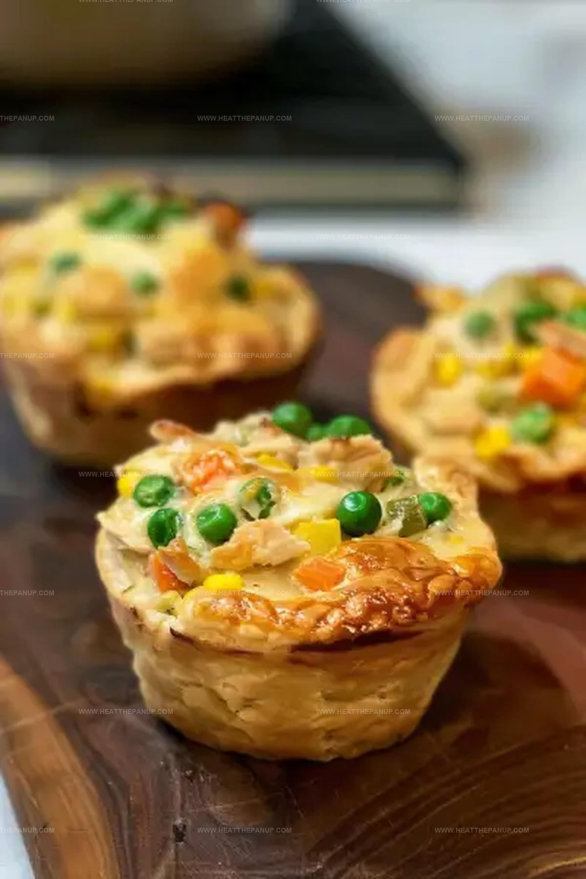 Chicken Pot Pie Muffins Recipe