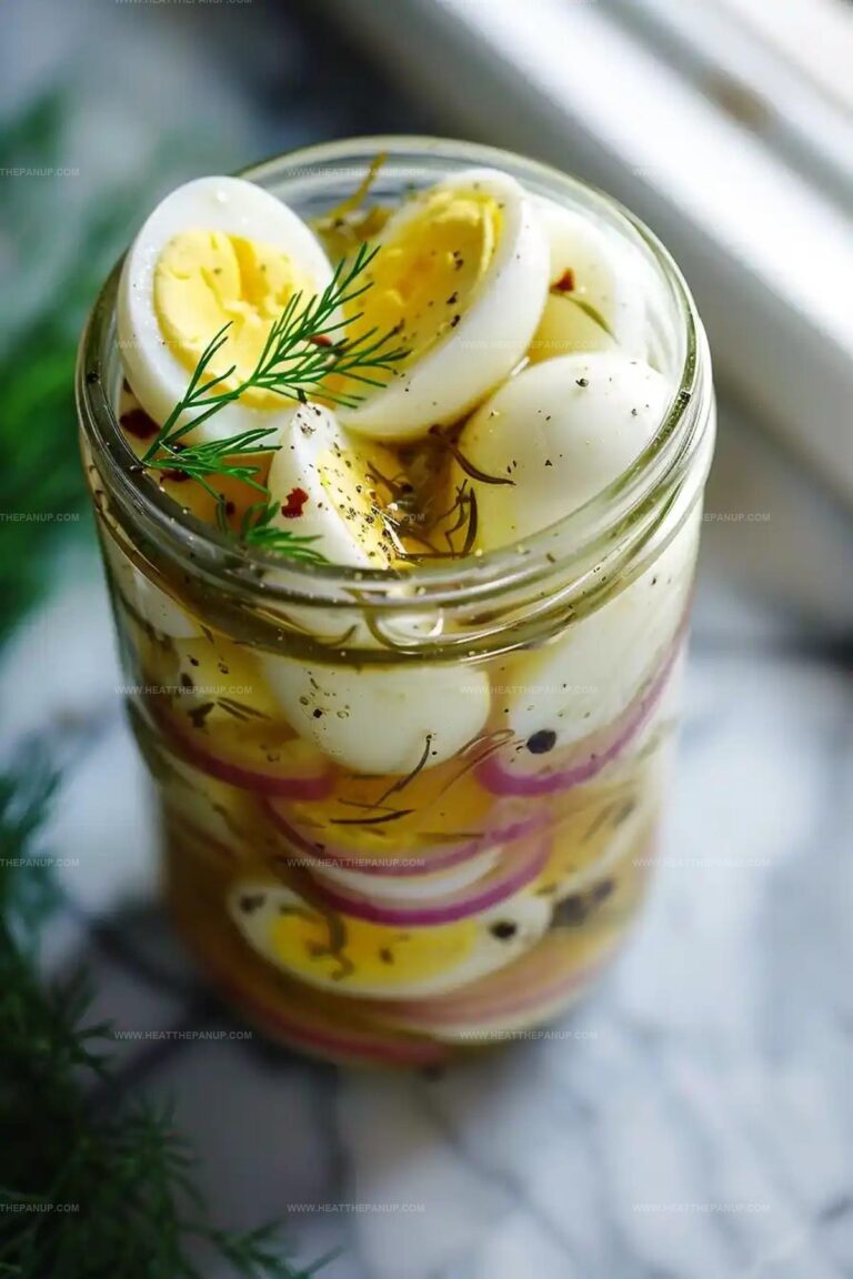 Pickled Eggs with Apple Cider Vinegar Recipe