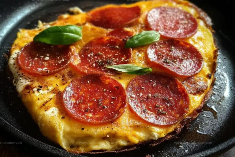 Pepperoni & Mozzarella Omelet Recipe