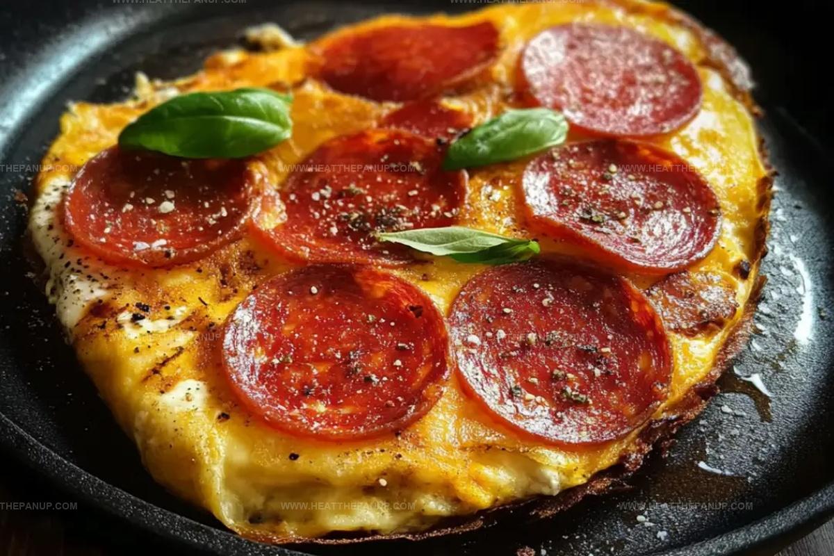 Pepperoni & Mozzarella Omelet Recipe