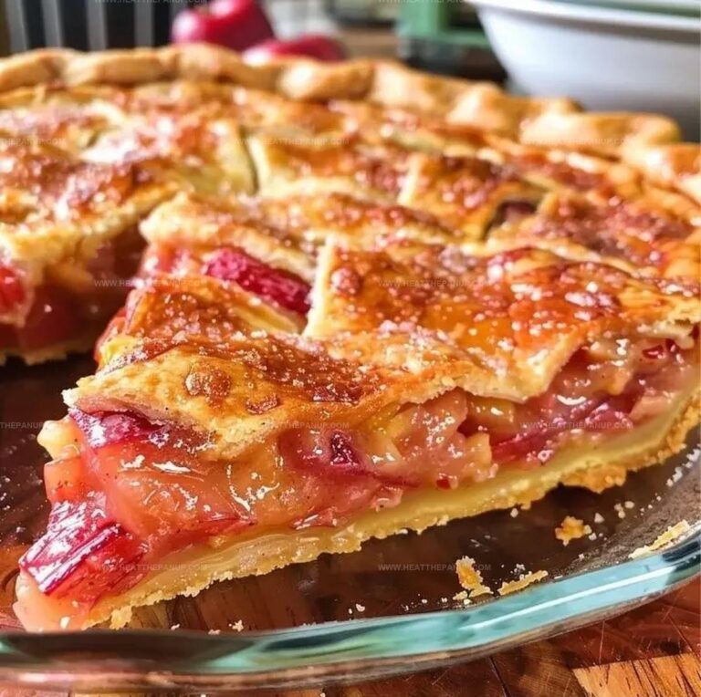Rhubarb Custard Pie Recipe