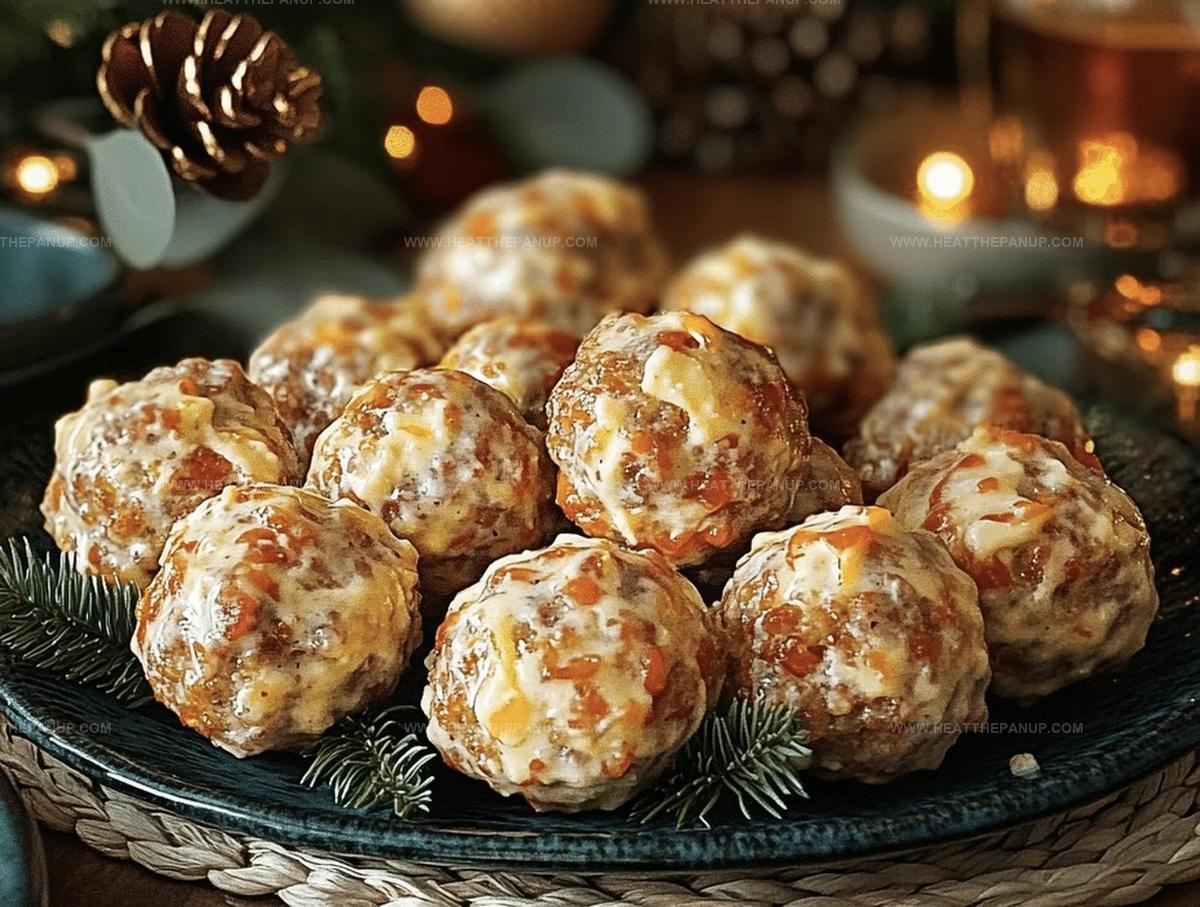 Zesty Rotel Cream Cheese Sausage Balls Recipe