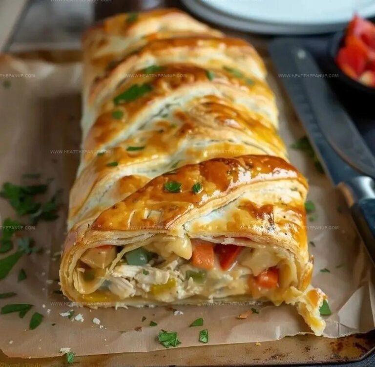 Chicken Pot Pie Crescent Braid Recipe