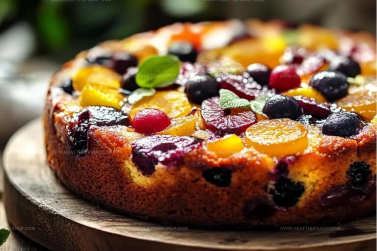 Easy Summer Fruit Cake With Yogurt Recipe