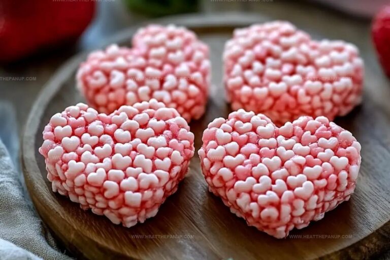 Easy Strawberry Rice Krispie Treat Hearts For Valentines Day Recipe