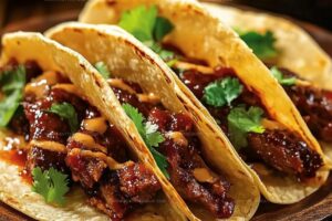 Garlic Butter Honey Bbq Beef Tacos Recipe