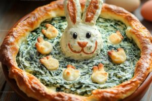 Easter Bunny Spinach Dip Recipe