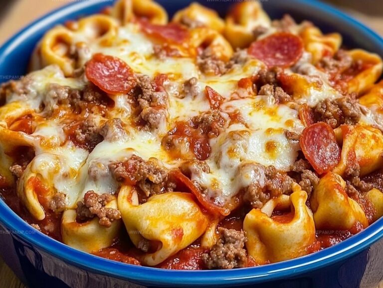 Hearty Meat Lovers Pizza Tortellini Recipe