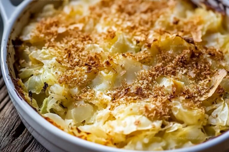 Cheesy Cabbage Casserole Recipe
