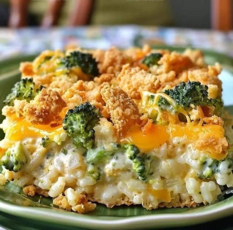 Cheesy Chicken Broccoli And Rice Casserole Recipe